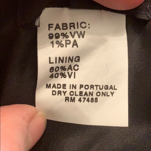 Phillipe Adec Vintage Textured, Wool Pencil Skirt - Picture 7 of 9